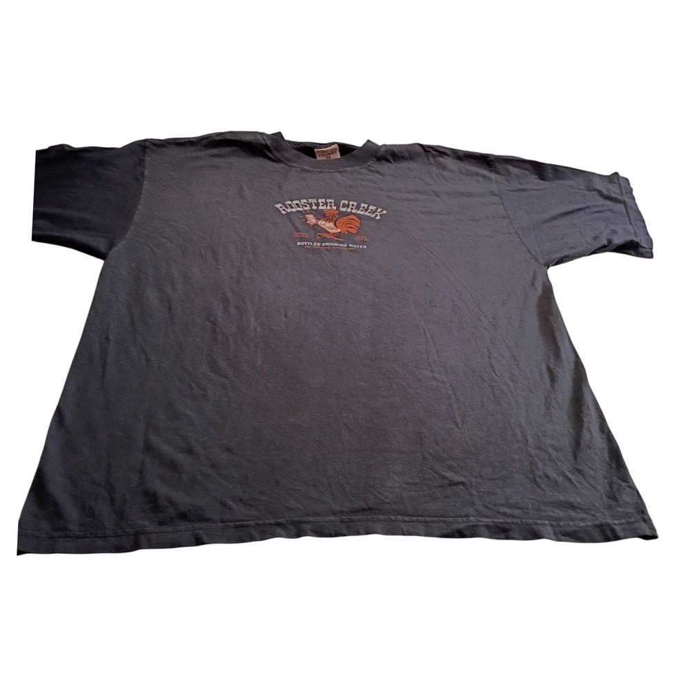 Fossil Rooster Creek Graphic T-Shirt Men's XL Gray Short Sleeve Crew Neck Tee